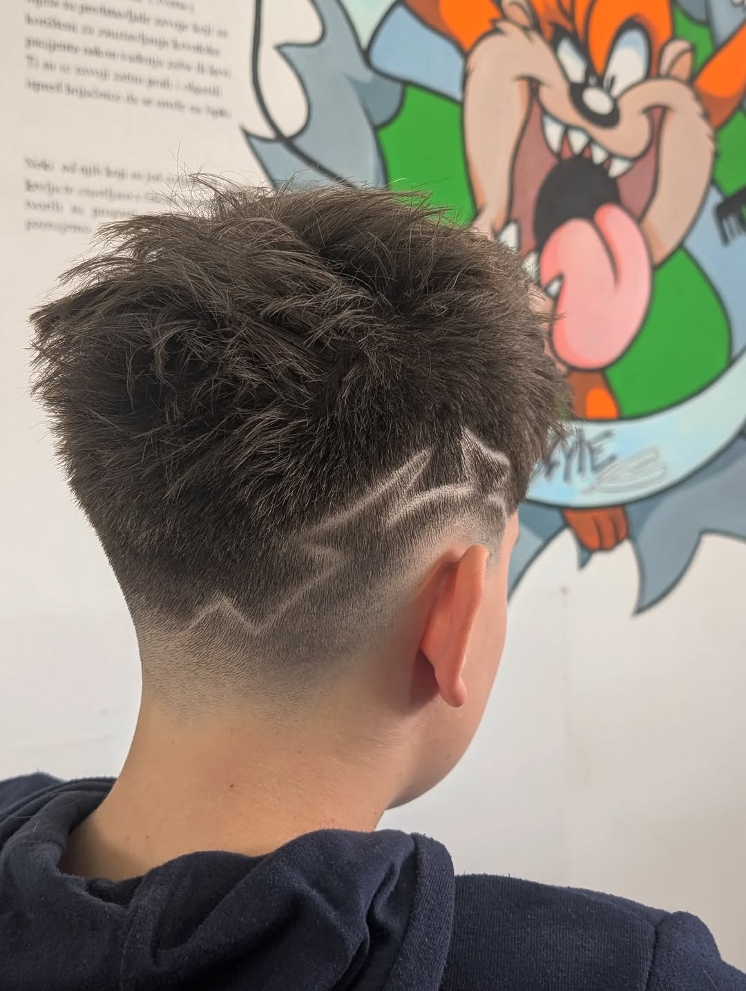 Cik-cak uzorak ubrijan u fade